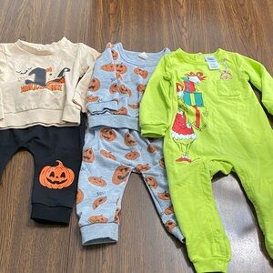 “5/$20” 18 month baby holiday clothing bundle Christmas Halloween